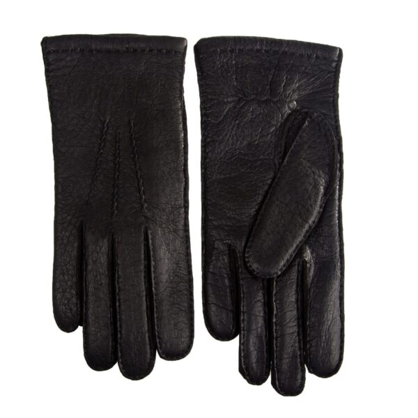 Peccary Leather Gloves Cashmere lined custome size bespoke